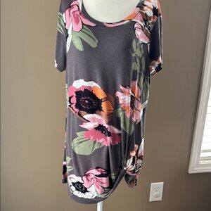 Floral Print Women's Top